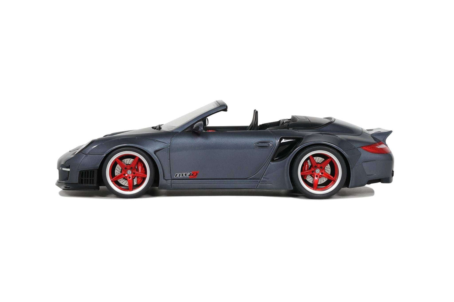 GT Spirit 2016 Porsche 911 997 Cabriolet LB Works Grey w/ Red Wheels 1:18 Cartsfy Inc.