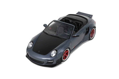 GT Spirit 2016 Porsche 911 997 Cabriolet LB Works Grey w/ Red Wheels 1:18 Cartsfy Inc.