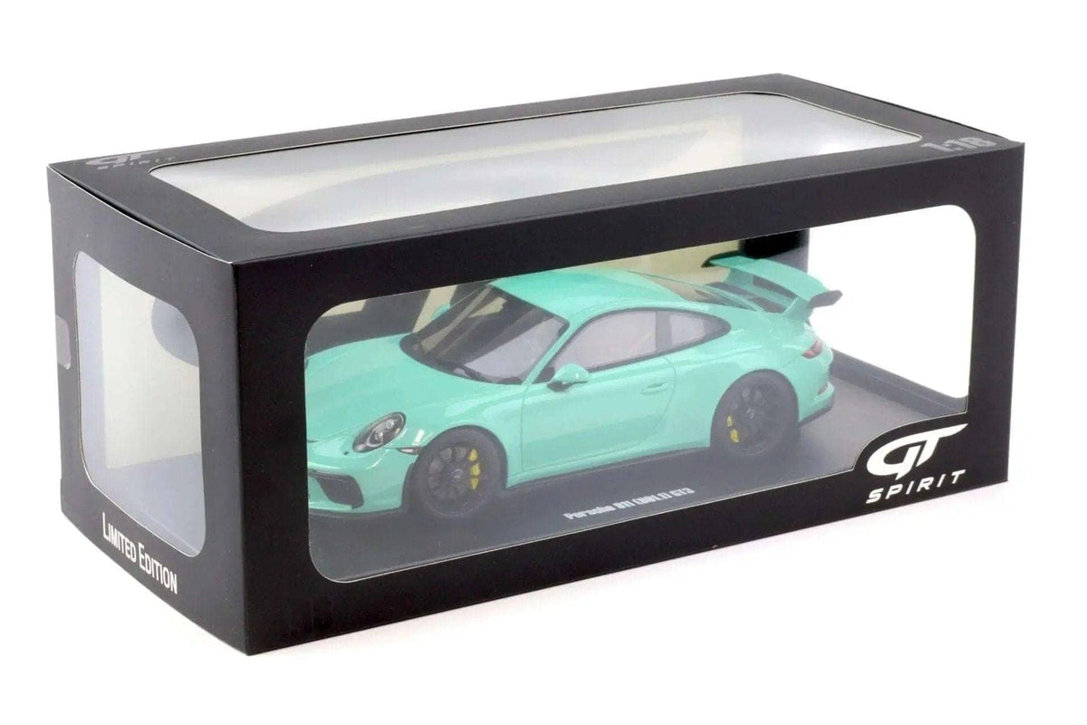 GT Spirit 2018 Porsche 911 991.2 GT3 Coupe Mint Green 1:18 STM Diecast Default Title Default Title-