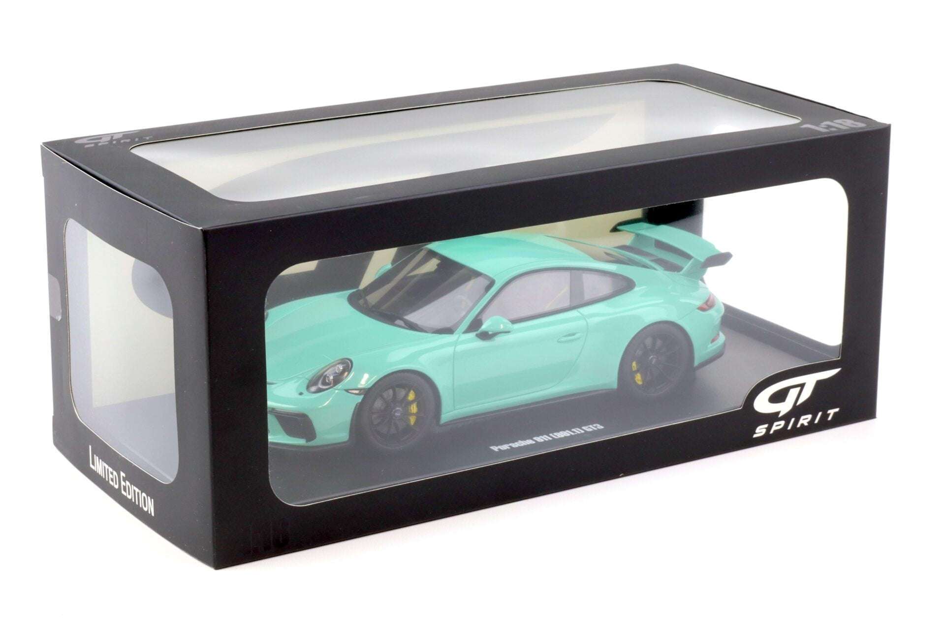 GT Spirit 2018 Porsche 911 991.2 GT3 Coupe Mint Green 1:18 Cartsfy Inc.