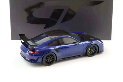 GT Spirit 2018 Porsche 911 991.2 GT3 RS San Marino Blue w/ Carbon 1:18 Cartsfy Inc.