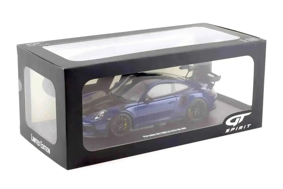 GT Spirit 2018 Porsche 911 991.2 GT3 RS San Marino Blue w/ Carbon 1:18 Cartsfy Inc.