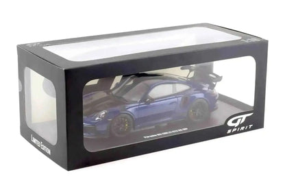 GT Spirit 2018 Porsche 911 991.2 GT3 RS San Marino Blue w/ Carbon 1:18 Cartsfy Inc.