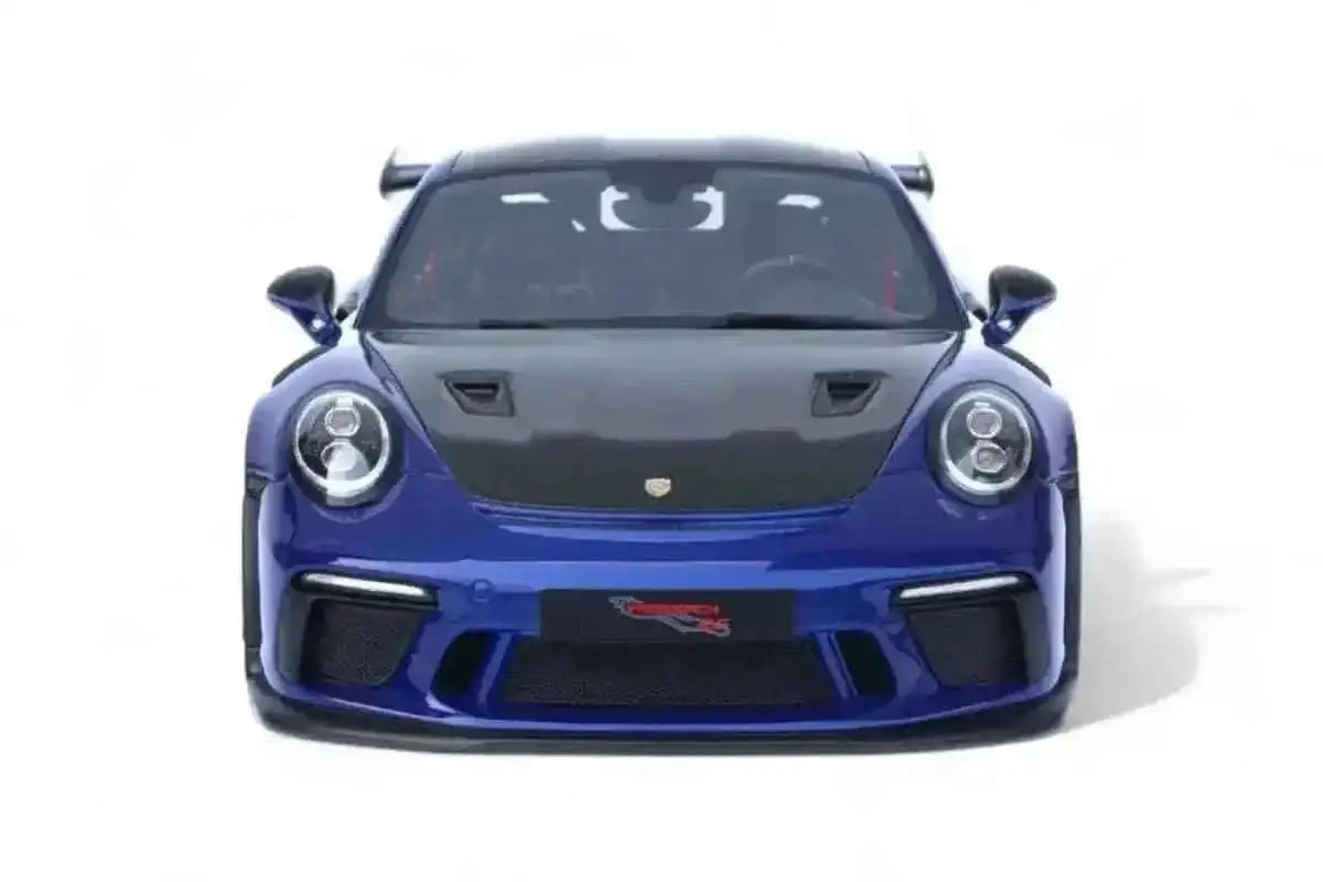 GT Spirit 2018 Porsche 911 991.2 GT3 RS San Marino Blue w/ Carbon 1:18 Cartsfy Inc.