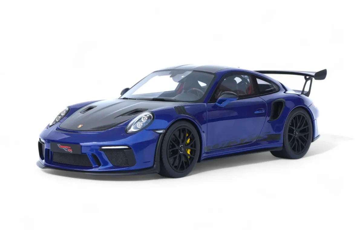 GT Spirit 2018 Porsche 911 991.2 GT3 RS San Marino Blue w/ Carbon 1:18 STM Diecast Default Title Default Title-