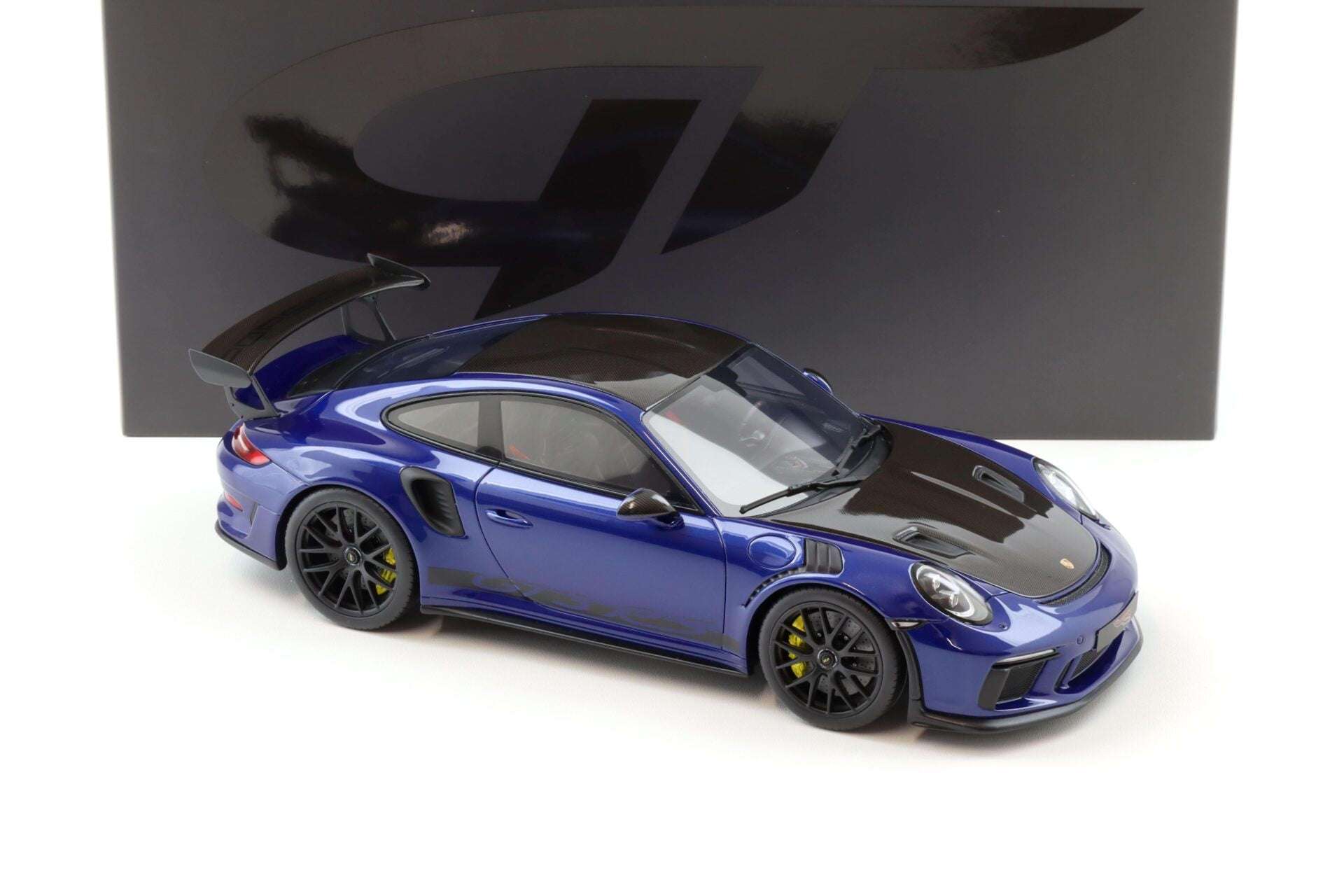 GT Spirit 2018 Porsche 911 991.2 GT3 RS San Marino Blue w/ Carbon 1:18 STM Diecast Default Title Default Title-