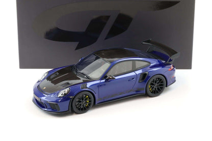 GT Spirit 2018 Porsche 911 991.2 GT3 RS San Marino Blue w/ Carbon 1:18 STM Diecast Default Title Default Title-
