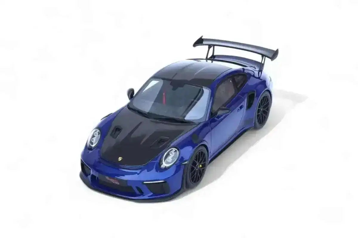 GT Spirit 2018 Porsche 911 991.2 GT3 RS San Marino Blue w/ Carbon 1:18 Cartsfy Inc.