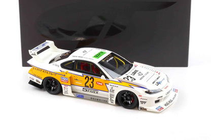GT Spirit 2021 Nissan Silvia S15 LB Super Silhouette #23 LBWK White 1:18 *Defect* STM Diecast Default Title Default Title-