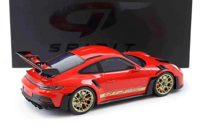 GT Spirit 2021 Porsche 911 992 GT3 RS Guards Red w/ Gold Deco 1:12 Cartsfy Inc.