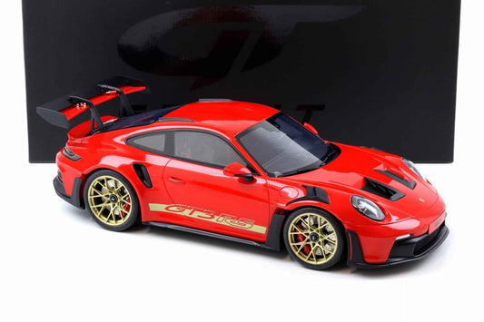GT Spirit 2021 Porsche 911 992 GT3 RS Guards Red w/ Gold Deco 1:12 Cartsfy Inc.