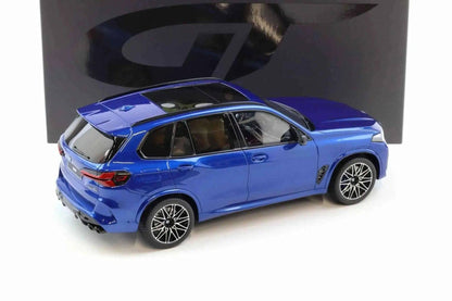 GT Spirit 2023 BMW X5M (G05) Competition Marina Bay Blue Metallic 1:18 STM Diecast Default Title Default Title-
