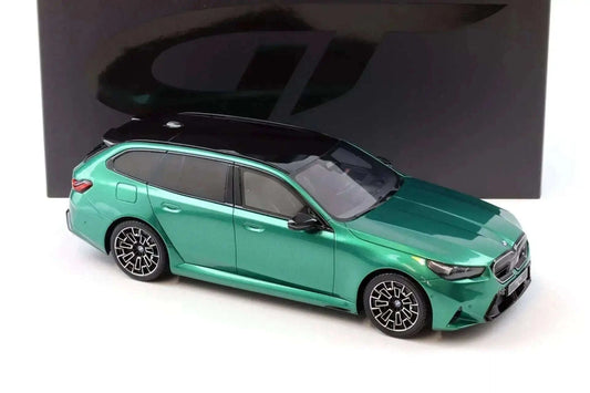 GT Spirit 2024 BMW G99 M5 Touring Wagon Isle of Man Green Metallic 1:18 Cartsfy Inc.