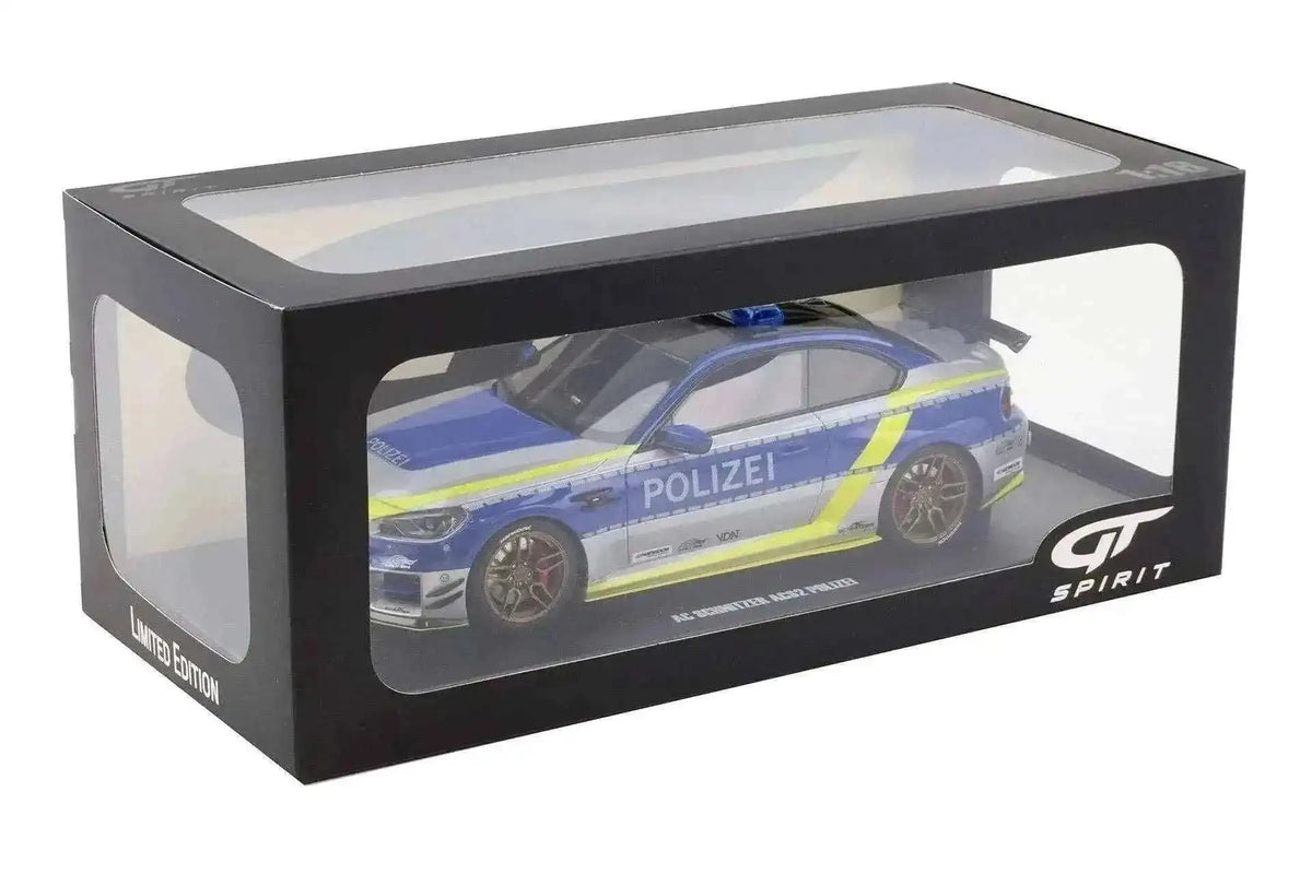 GT Spirit 2024 BMW M2 G87 AC Schnitzer AC52 Polizei Blue Silver 1:18 Cartsfy Inc.