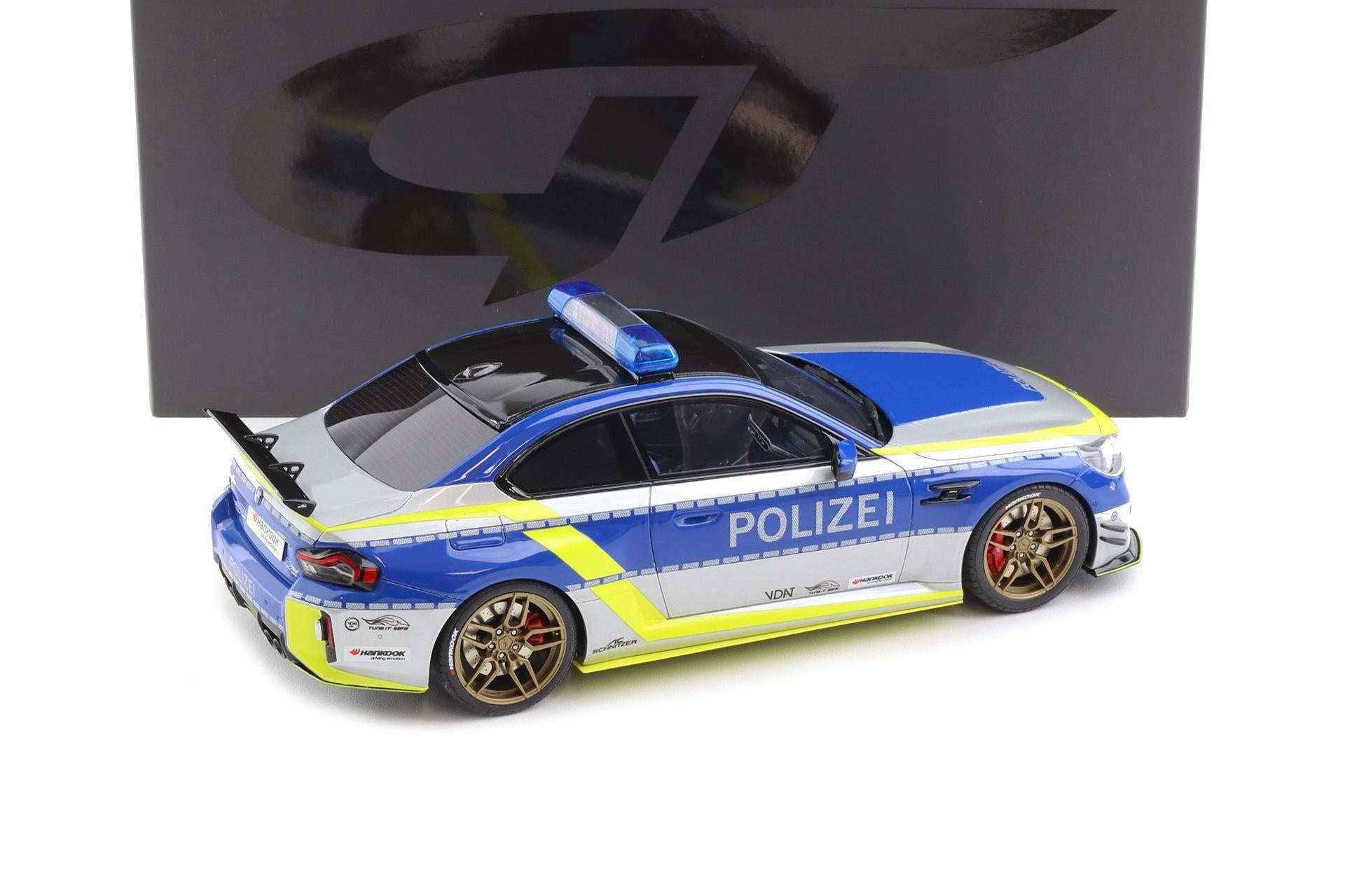 GT Spirit 2024 BMW M2 G87 AC Schnitzer AC52 Polizei Blue Silver 1:18 STM Diecast Default Title Default Title-