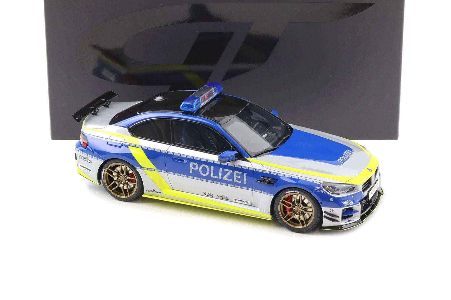 GT Spirit 2024 BMW M2 G87 AC Schnitzer AC52 Polizei Blue Silver 1:18 STM Diecast Default Title Default Title-