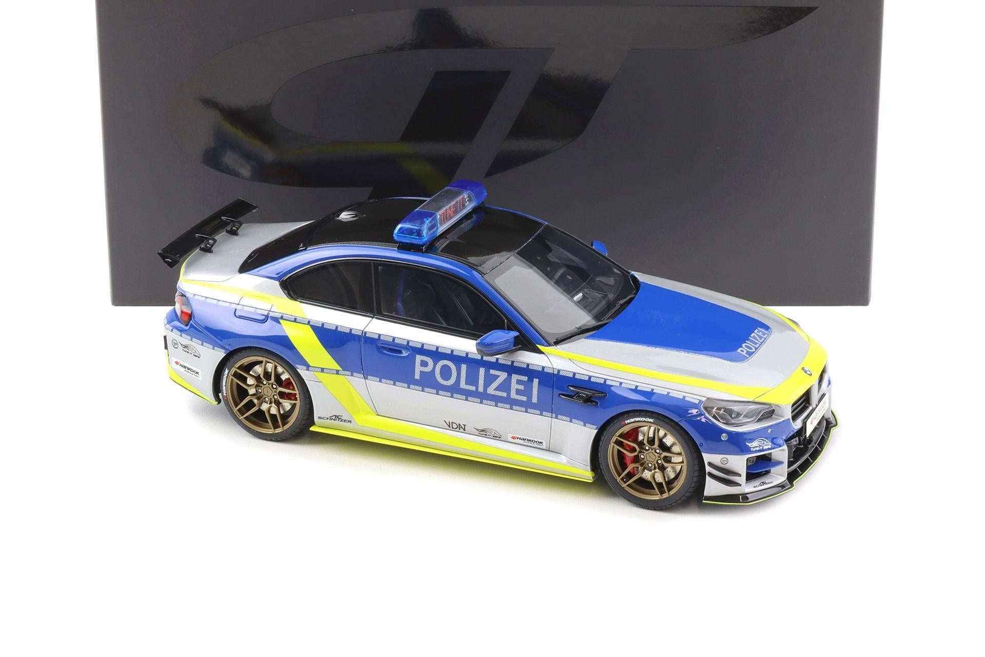 GT Spirit 2024 BMW M2 G87 AC Schnitzer AC52 Polizei Blue Silver 1:18 STM Diecast Default Title Default Title-