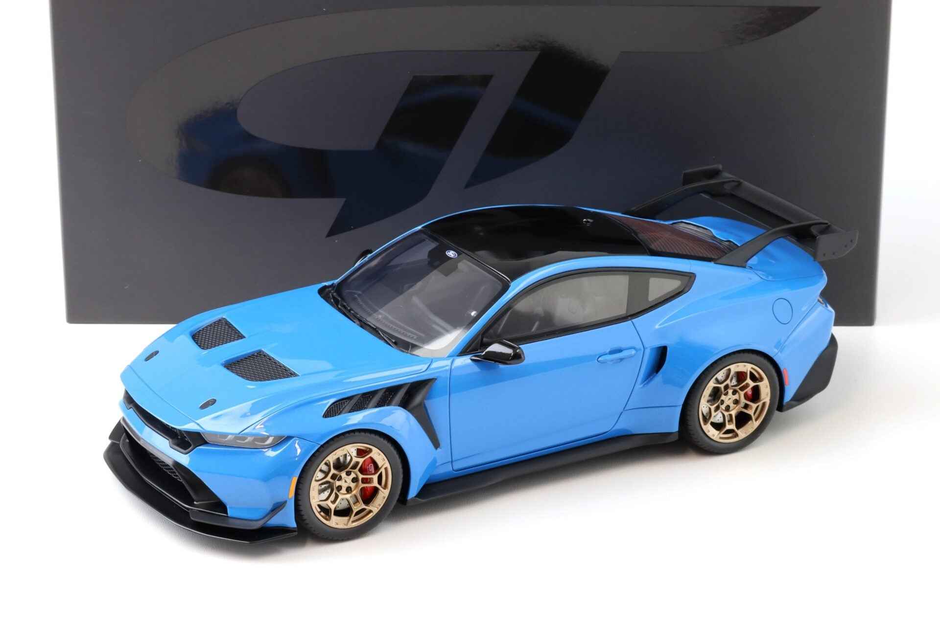 GT Spirit 2024 Ford Mustang GTD Coupe Grabber Blue 1:18 STM Diecast Default Title Default Title-