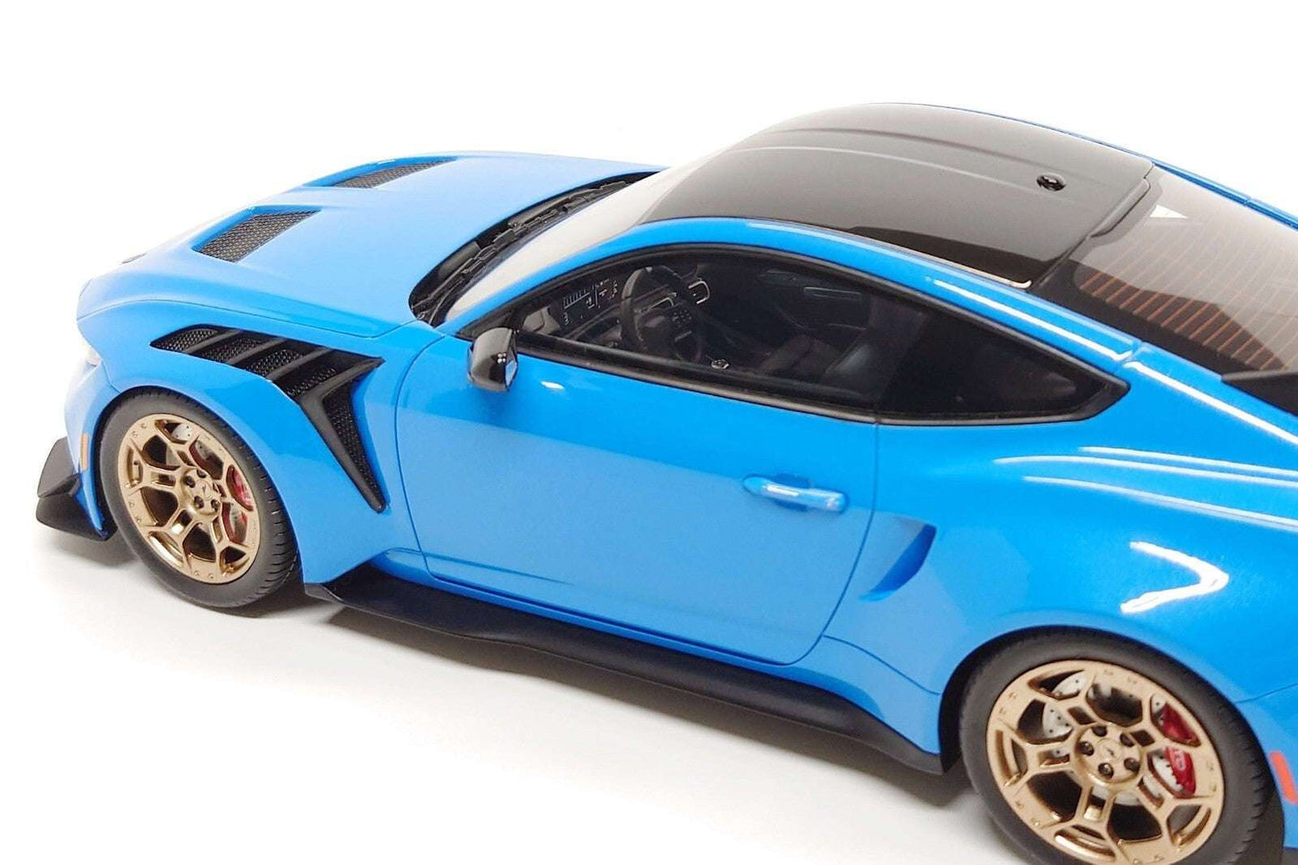 GT Spirit 2024 Ford Mustang GTD Coupe Grabber Blue 1:18 STM Diecast Default Title Default Title-