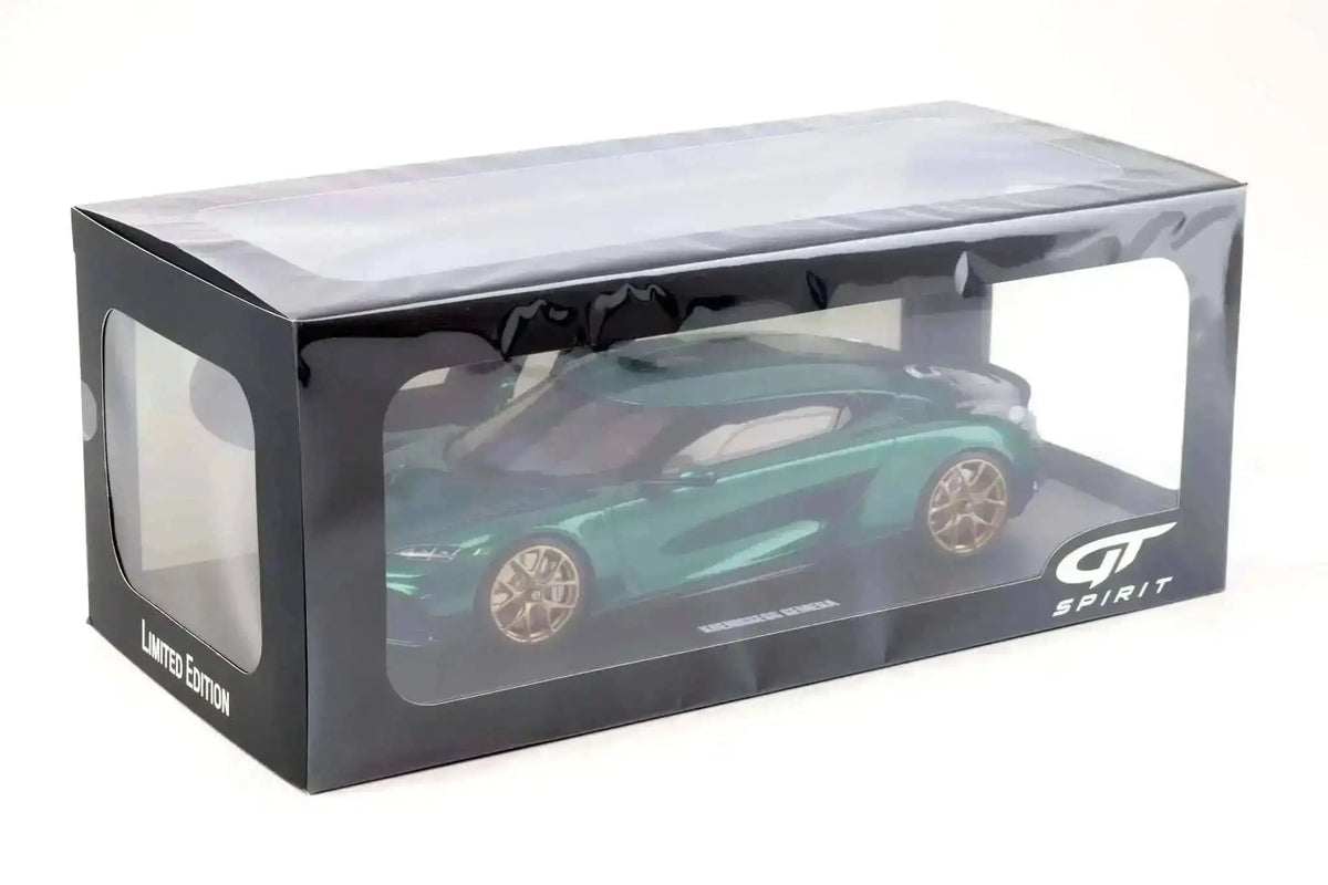 GT Spirit 2024 Koenigsegg Gemera Racing Green w/ Gold Wheels 1:18 Cartsfy Inc.