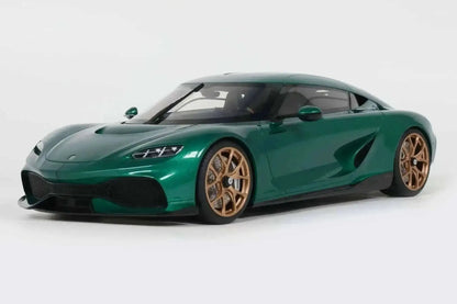 GT Spirit 2024 Koenigsegg Gemera Racing Green w/ Gold Wheels 1:18 Cartsfy Inc.