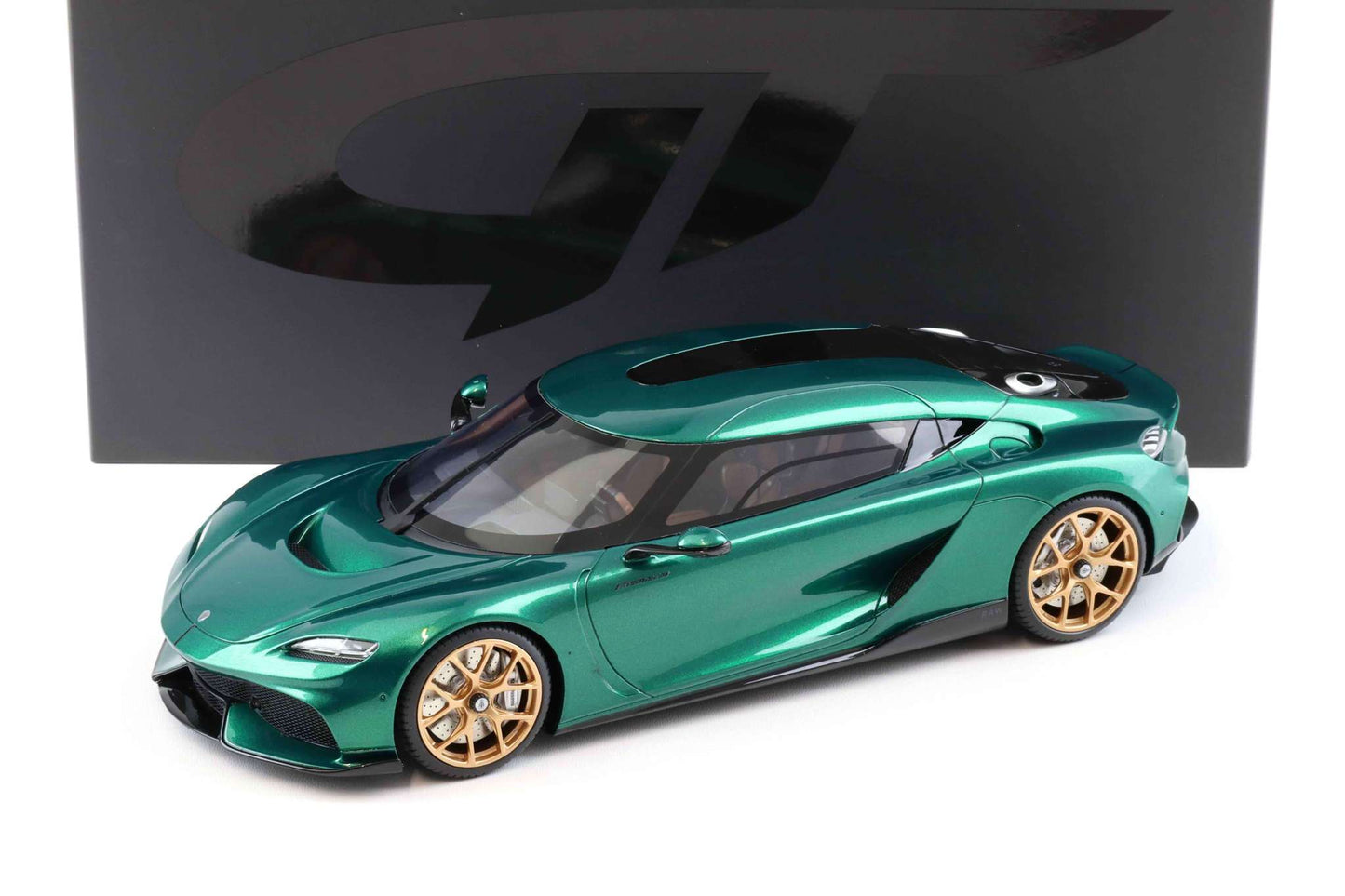 GT Spirit 2024 Koenigsegg Gemera Racing Green w/ Gold Wheels 1:18 Cartsfy Inc.