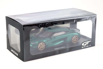 GT Spirit 2024 Koenigsegg Gemera Racing Green w/ Gold Wheels 1:18 Cartsfy Inc.