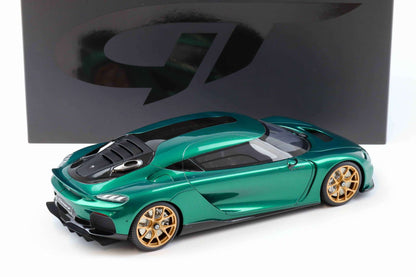 GT Spirit 2024 Koenigsegg Gemera Racing Green w/ Gold Wheels 1:18 Cartsfy Inc.