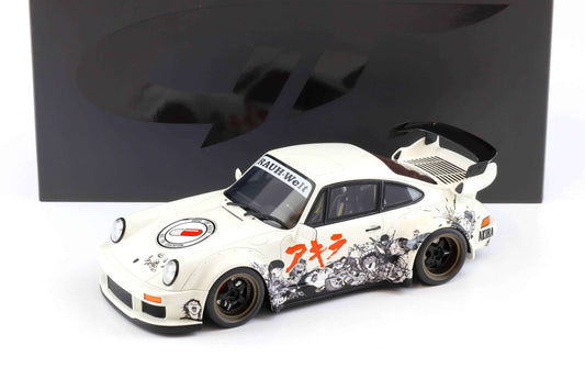 GT Spirit 2024 Porsche 911 964 RWB Akira Glacier White 1:18 Cartsfy Inc.