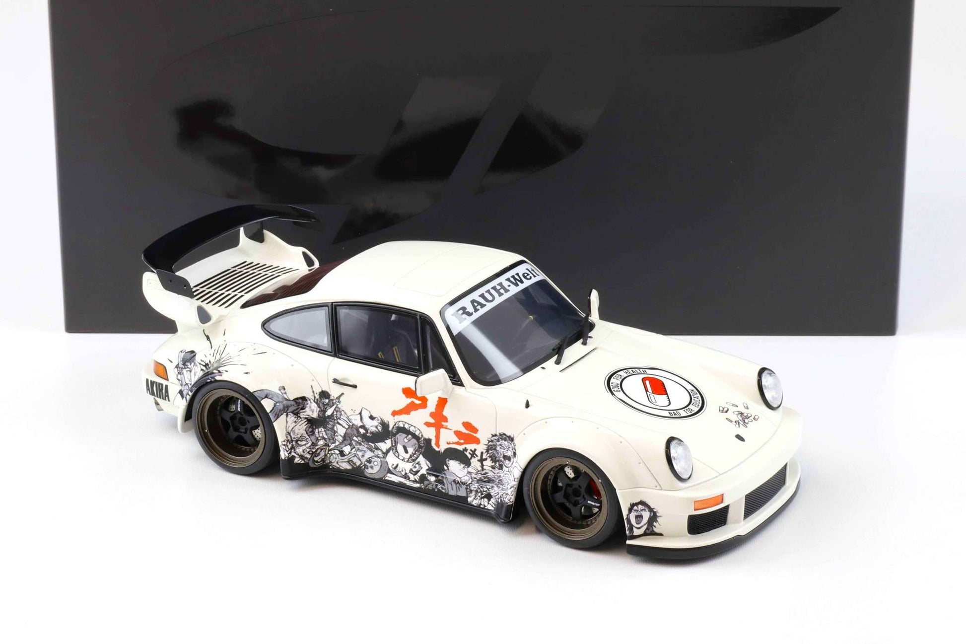 GT Spirit 2024 Porsche 911 964 RWB Akira Glacier White 1:18 Cartsfy Inc.