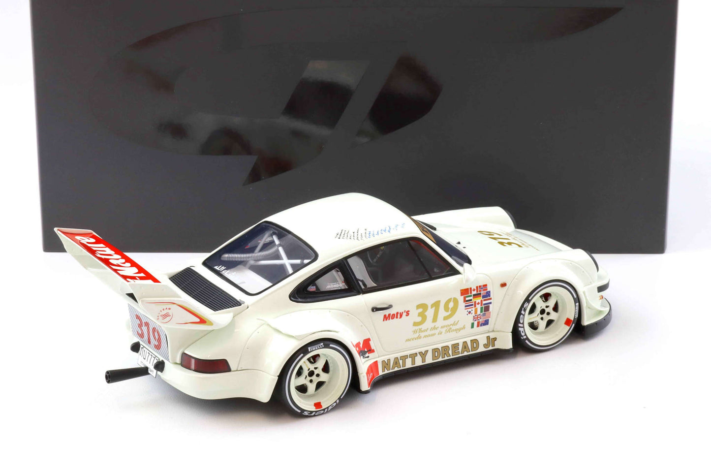GT Spirit 2024 Porsche 911 964 RWB Natty Dread Jr White 1:18 STM Diecast Default Title Default Title-