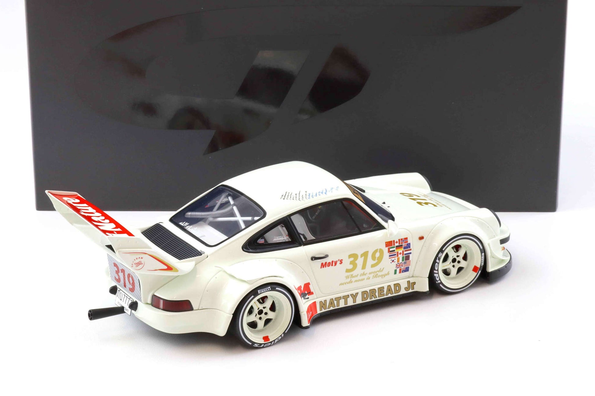 GT Spirit 2024 Porsche 911 964 RWB Natty Dread Jr White 1:18 STM Diecast Default Title Default Title-