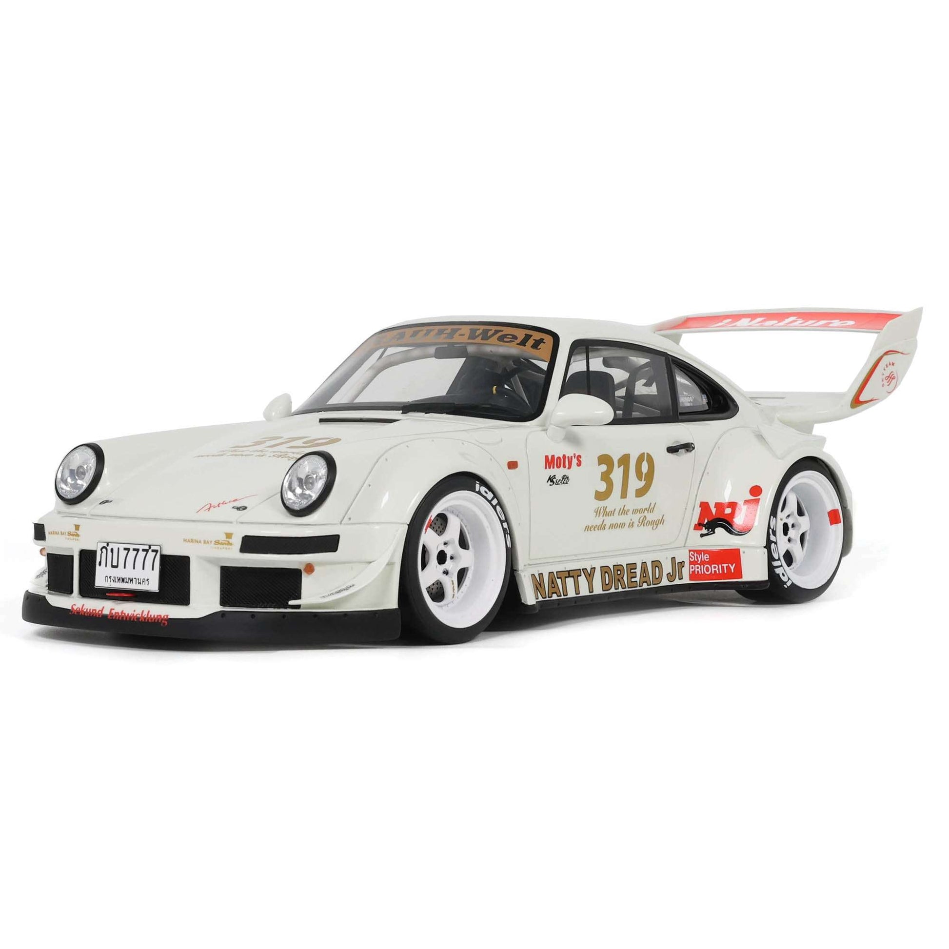 GT Spirit 2024 Porsche 911 964 RWB Natty Dread Jr White 1:18 STM Diecast Default Title Default Title-