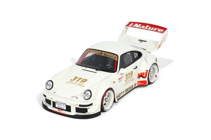 GT Spirit 2024 Porsche 911 964 RWB Natty Dread Jr White 1:18 STM Diecast Default Title Default Title-
