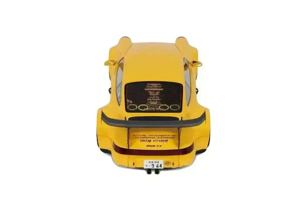 GT Spirit 2024 Porsche 911 964 RWB Qeema Yellow 1:18 Cartsfy Inc.