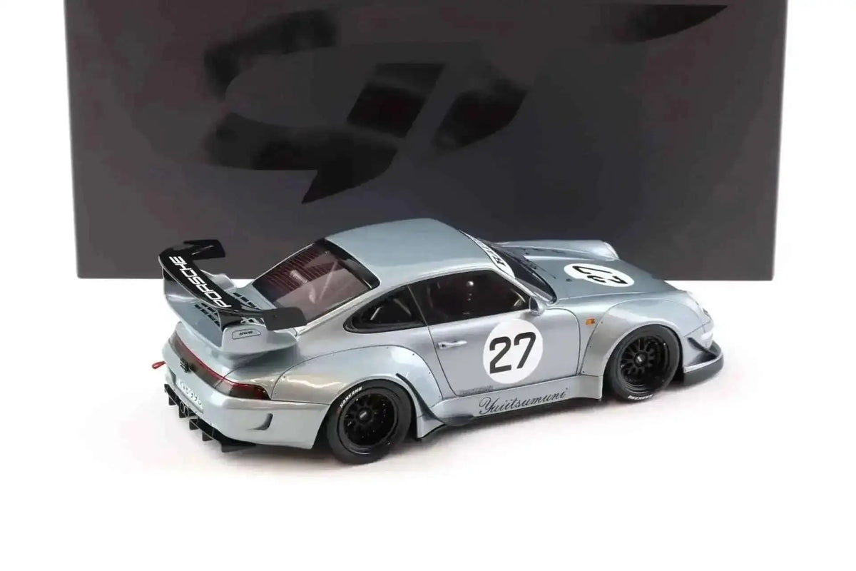 GT Spirit 2024 Porsche 911 993 RWB Yuiitsumuni Silver 1:18 Cartsfy Inc.