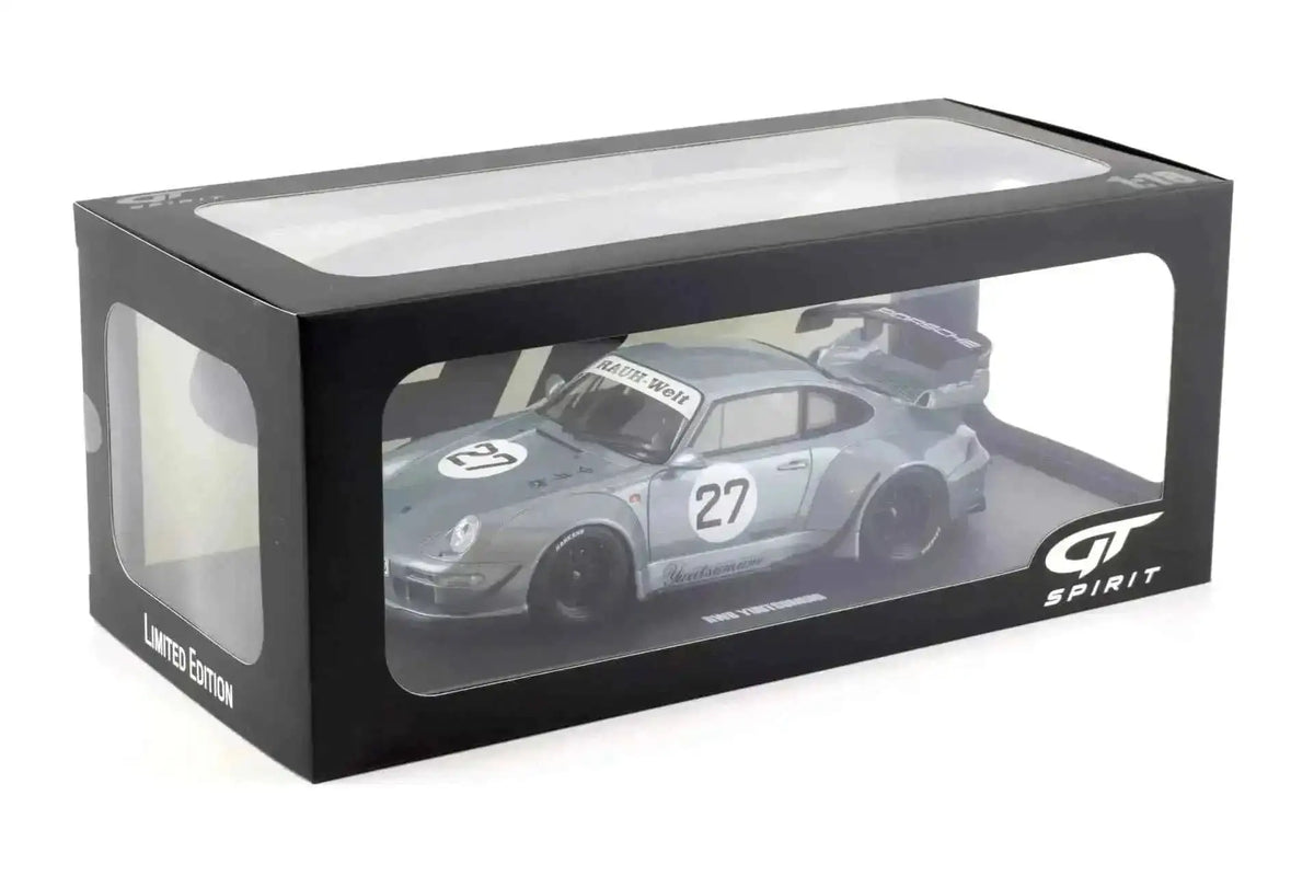 GT Spirit 2024 Porsche 911 993 RWB Yuiitsumuni Silver 1:18 Cartsfy Inc.