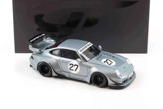 GT Spirit 2024 Porsche 911 993 RWB Yuiitsumuni Silver 1:18 Cartsfy Inc.