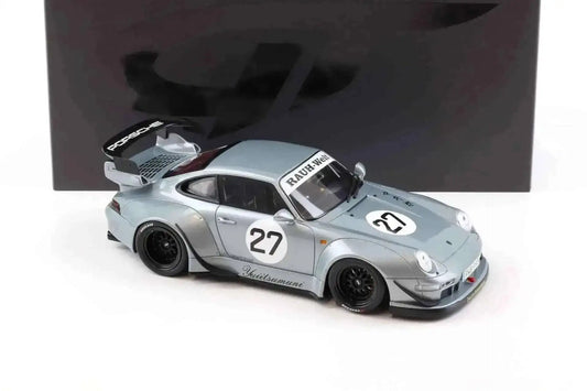 GT Spirit 2024 Porsche 911 993 RWB Yuiitsumuni Silver 1:18 Cartsfy Inc.
