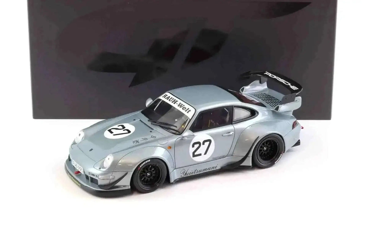 GT Spirit 2024 Porsche 911 993 RWB Yuiitsumuni Silver 1:18 Cartsfy Inc.