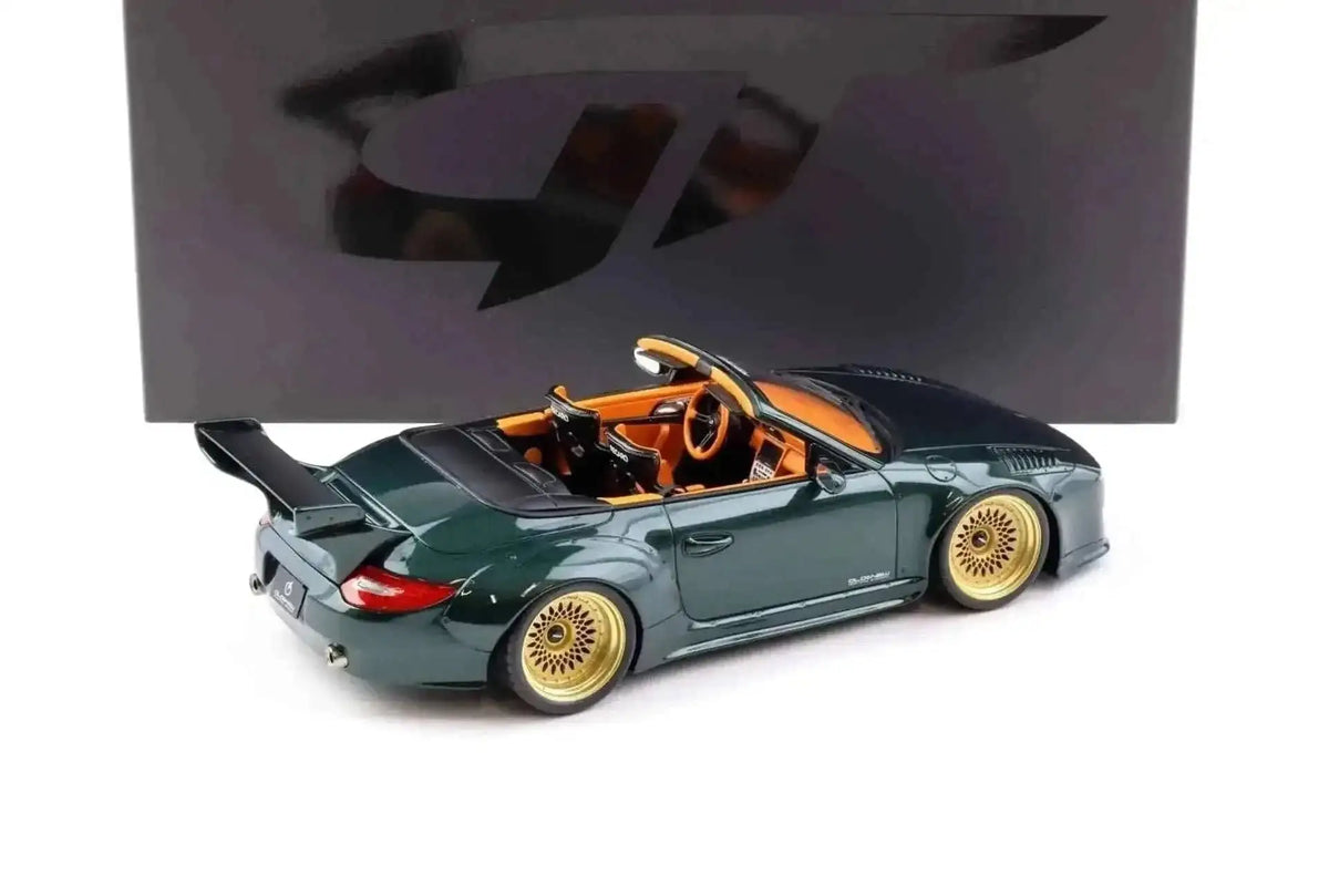 GT Spirit 2024 Porsche 911 997.2 Carbriolet Old & New Tokyo Auto Salon Dark Green Cartsfy Inc.