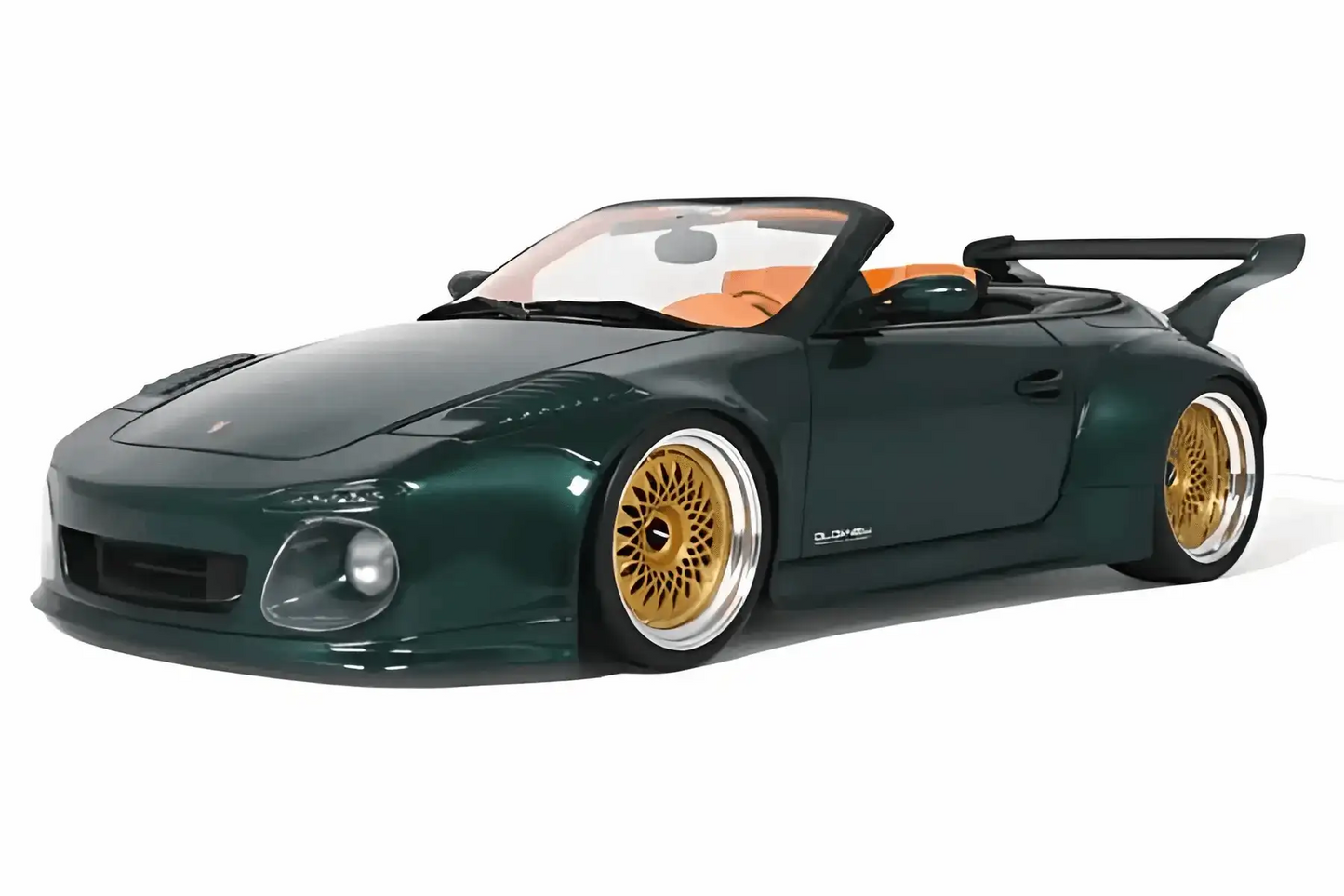 GT Spirit 2024 Porsche 911 997.2 Carbriolet Old & New Tokyo Auto Salon Dark Green Cartsfy Inc.