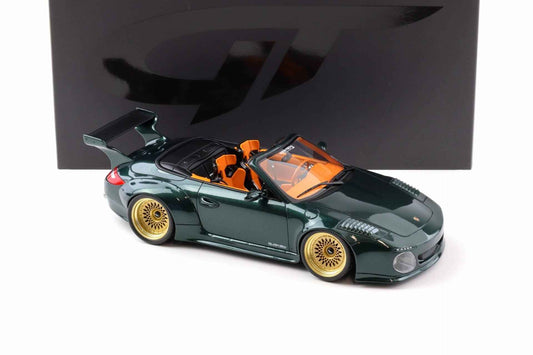 GT Spirit 2024 Porsche 911 997.2 Carbriolet Old & New Tokyo Auto Salon Dark Green Cartsfy Inc.