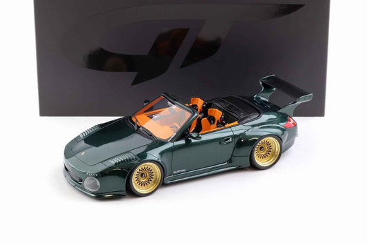 GT Spirit 2024 Porsche 911 997.2 Carbriolet Old & New Tokyo Auto Salon Dark Green Cartsfy Inc.