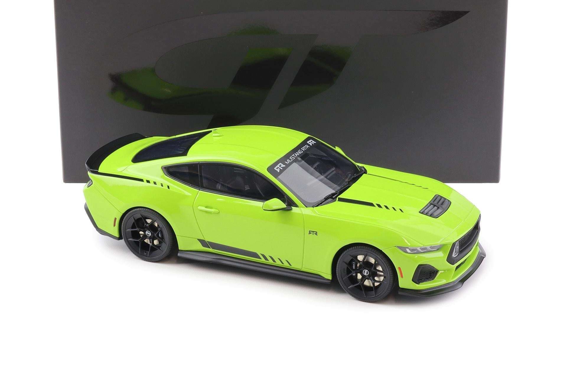 GT Spirit 2025 Ford Mustang RTR Spec-3 Coupe Hyper Lime Green 1:18 STM Diecast Default Title Default Title-