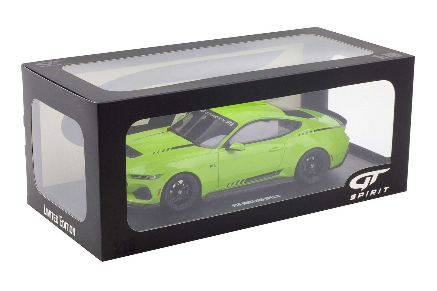 GT Spirit 2025 Ford Mustang RTR Spec-3 Coupe Hyper Lime Green 1:18 STM Diecast Default Title Default Title-