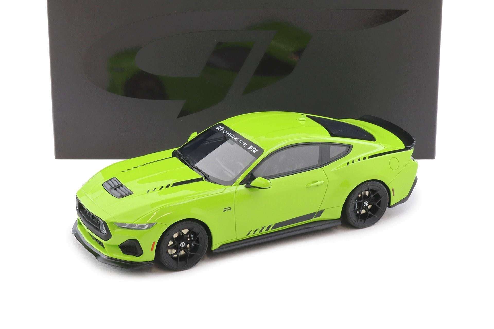 GT Spirit 2025 Ford Mustang RTR Spec-3 Coupe Hyper Lime Green 1:18 STM Diecast Default Title Default Title-