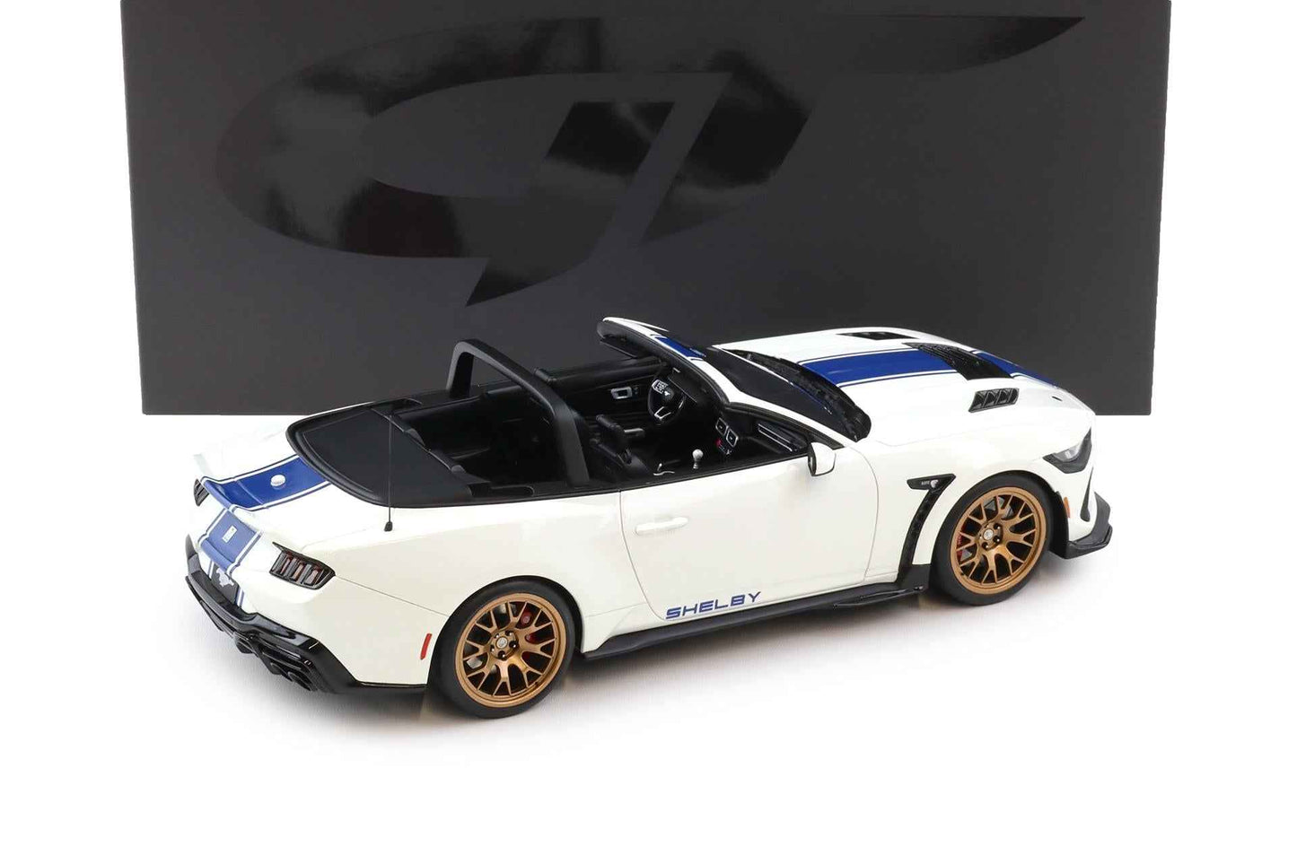 GT Spirit 2025 Ford Shelby Mustang Super Snake Convertible Oxford White 1:18 Cartsfy Inc.