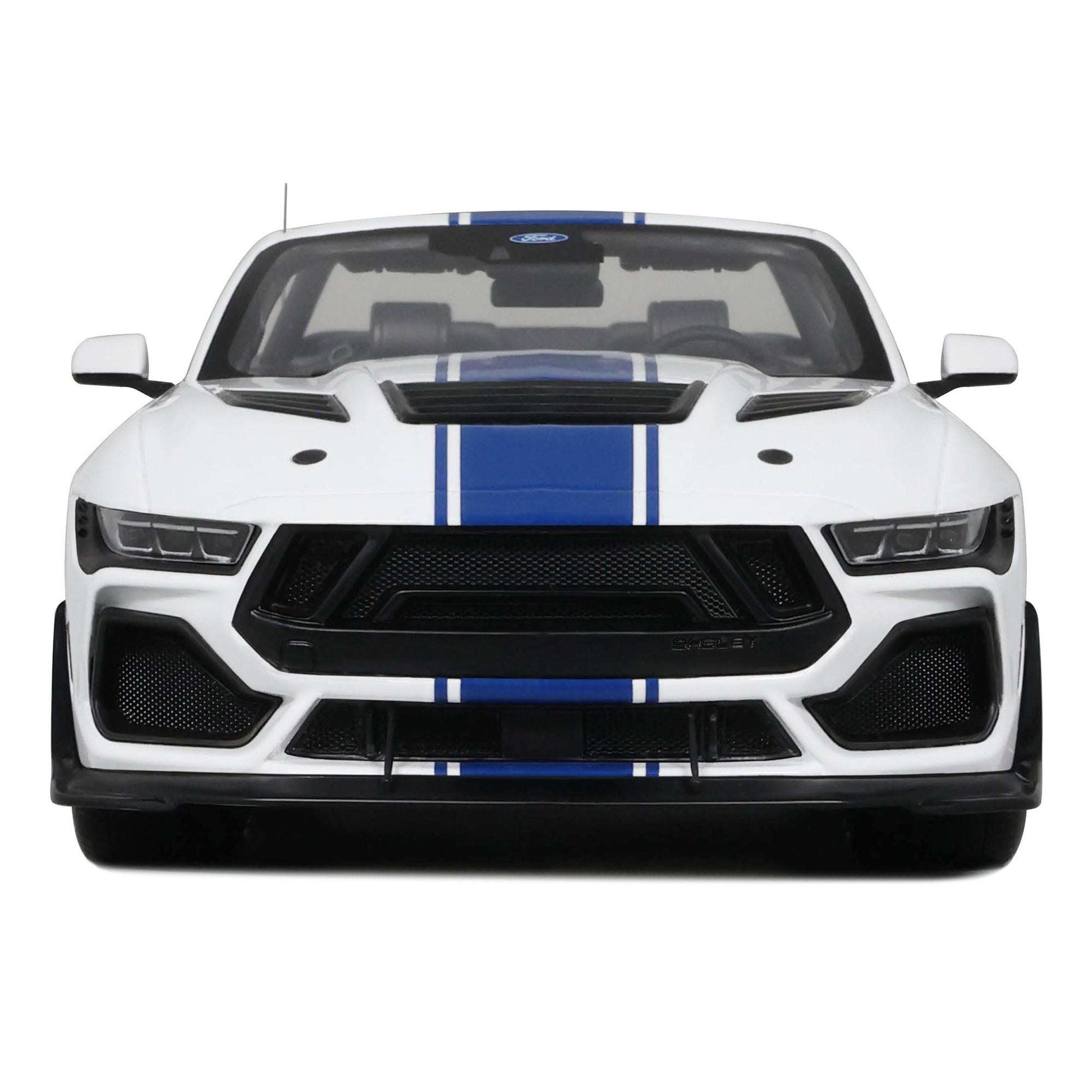 GT Spirit 2025 Ford Shelby Mustang Super Snake Convertible Oxford White 1:18 Cartsfy Inc.