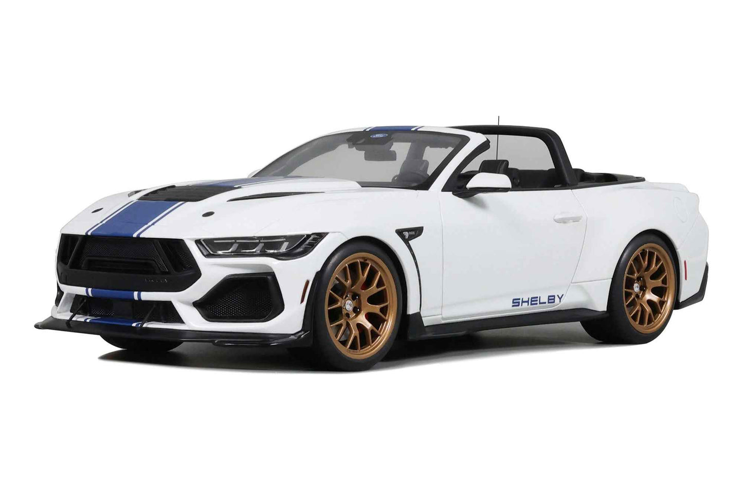 GT Spirit 2025 Ford Shelby Mustang Super Snake Convertible Oxford White 1:18 Cartsfy Inc.